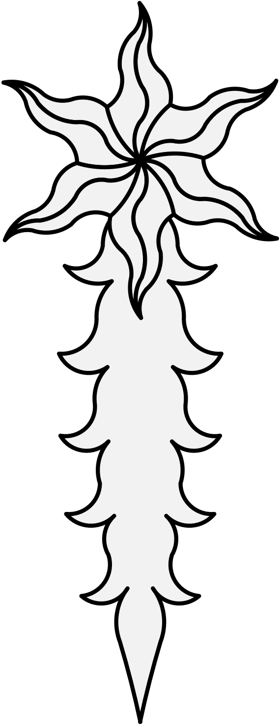 Comet - Line Art (570x1474), Png Download