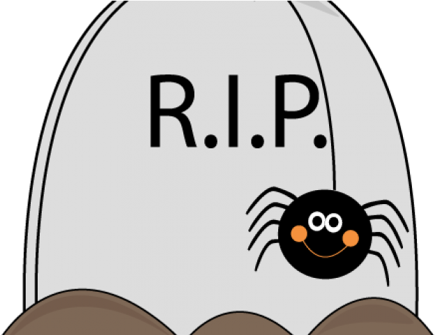 Tombstone Clipart Mortality - E-firstfeeling Halloween Bags Trick Or Treat Candy (640x480), Png Download