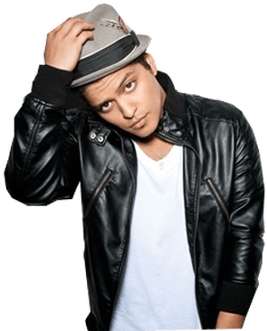 Hat Bruno Mars - Bruno Mars En Png (400x400), Png Download