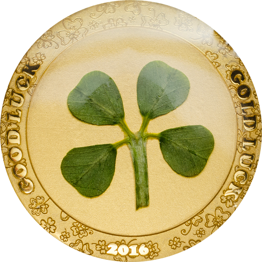 Four-leaf - Coin (910x910), Png Download