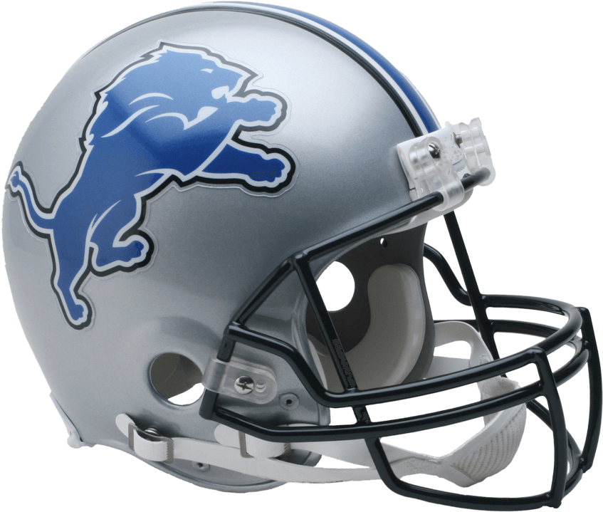 Detroit Lions Helmet - Detroit Lions Football Helmet (900x812), Png Download