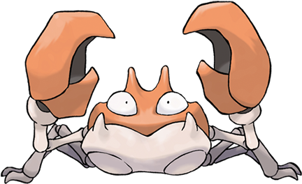Krabby Pokemon (431x431), Png Download