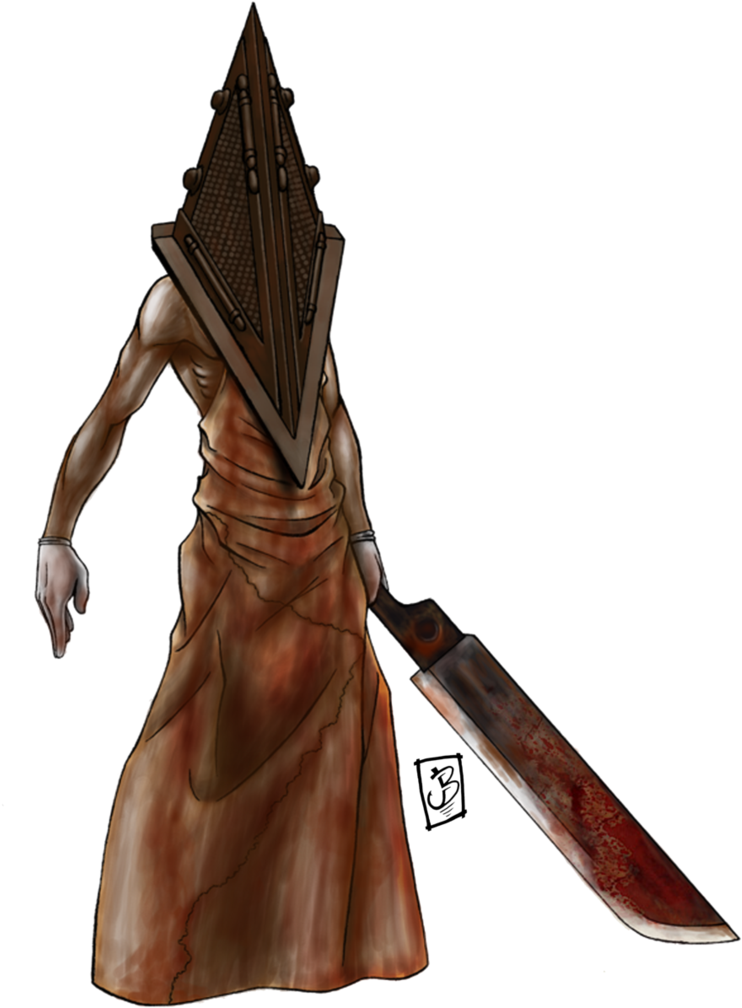 Pyramid Head Png Pic - Silent Hill Pyramid Head (759x1053), Png Download