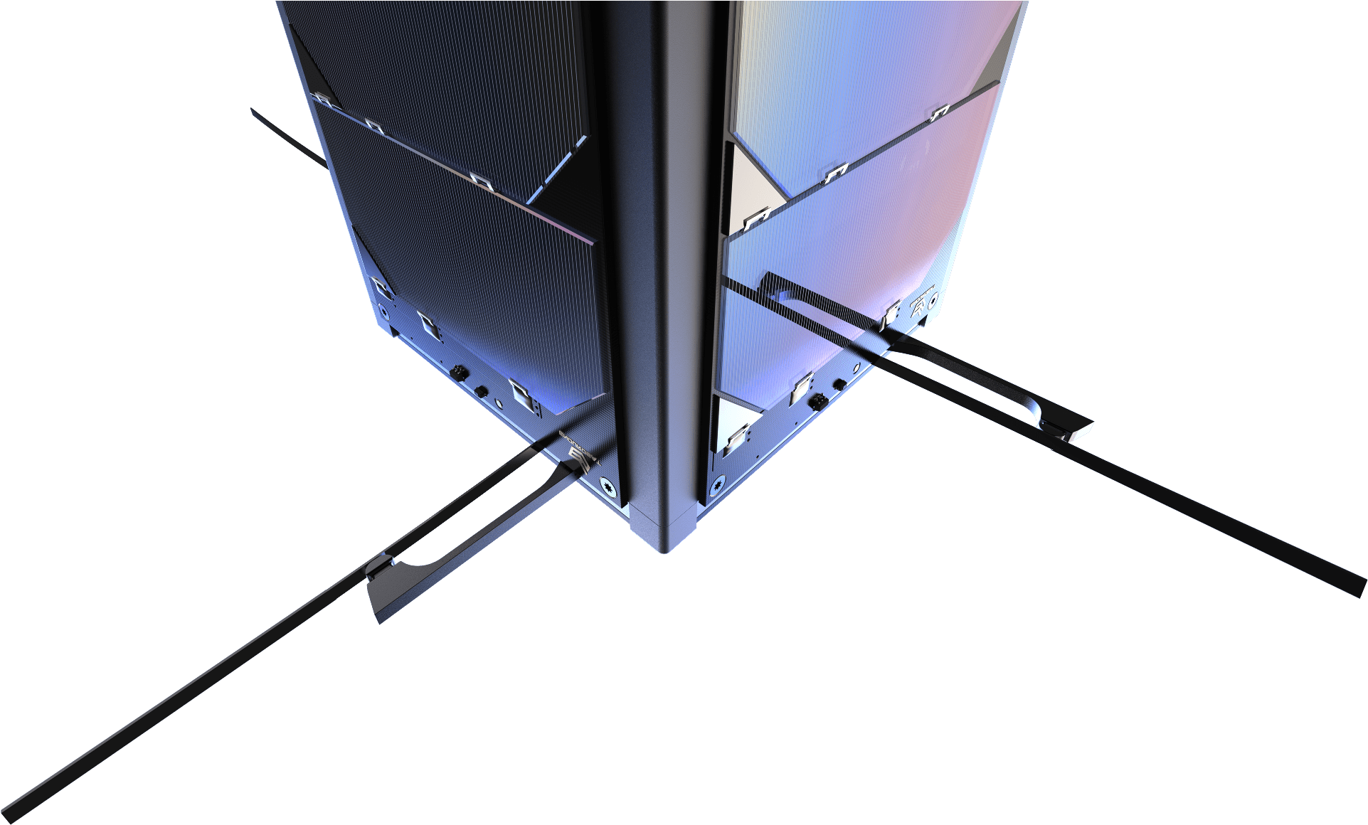 Track The Satellite - Lcd Tv (2018x1159), Png Download