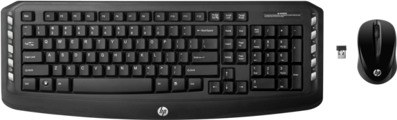 Hp Wireless Classic Desktop - Hp Lv290aa (573x430), Png Download