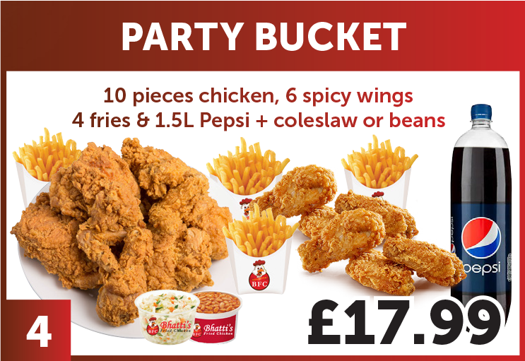 Bhattis Special Deals - Crispy Fried Chicken (743x511), Png Download