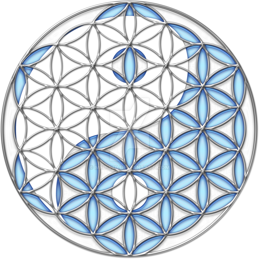 Yin Yang By Mel (894x894), Png Download