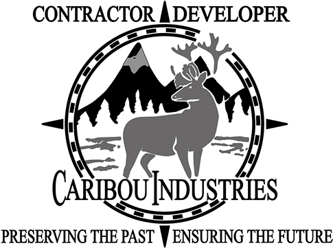 Caribou-no Background Low Res - Silhouette (500x382), Png Download