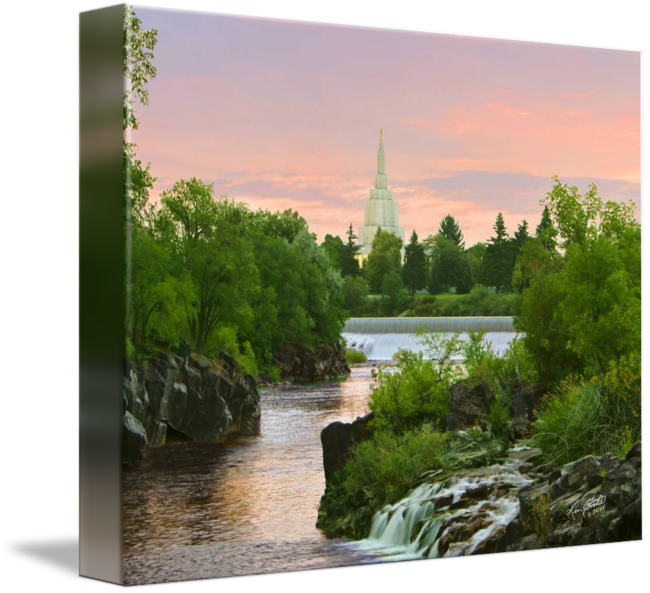 X Sunrise Idaho - Gallery-wrapped Canvas Art Print 14 X 11 Entitled 20x24 (650x593), Png Download