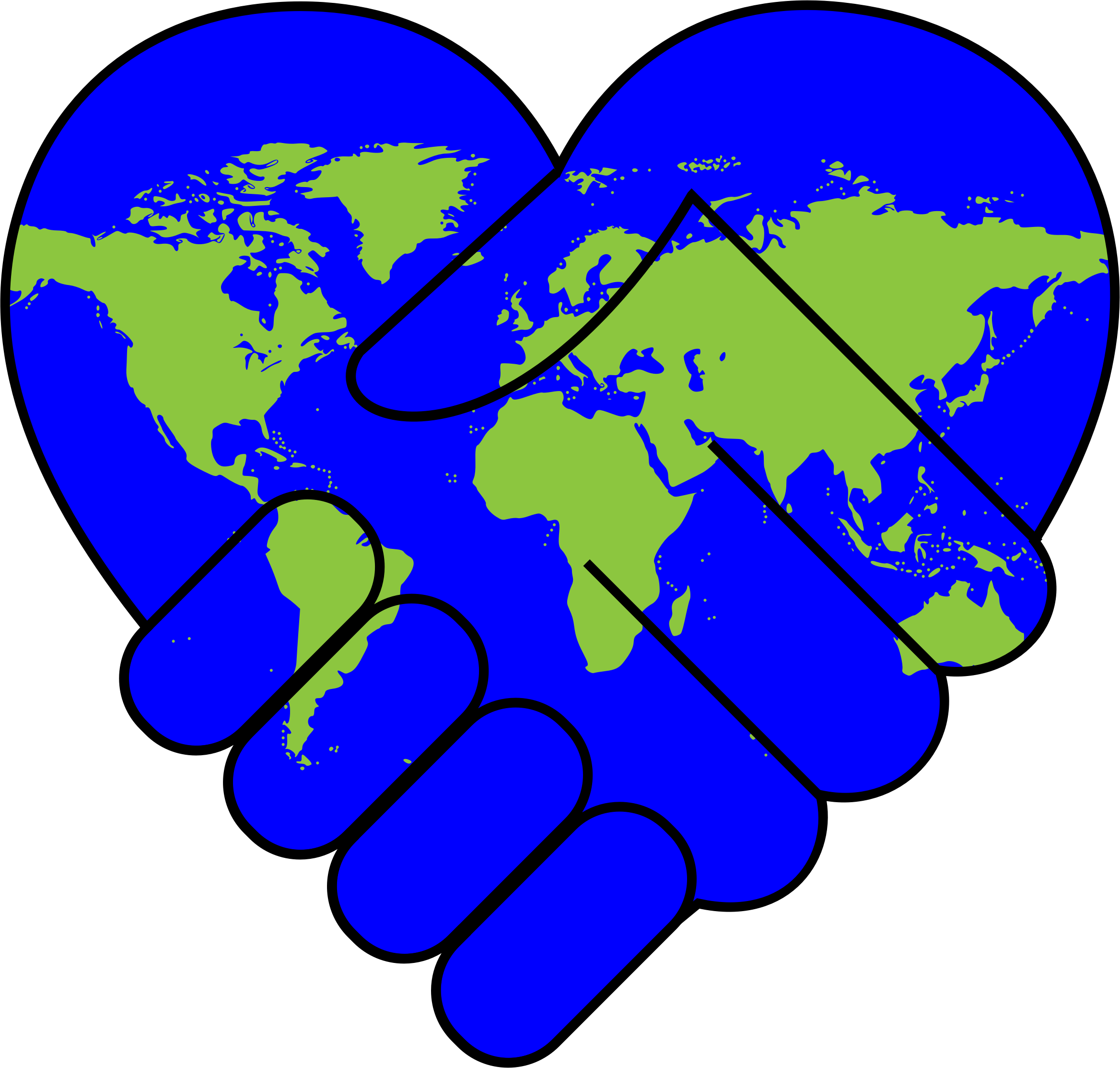 My Way Day - Simbolos De La Paz Mundial (1600x1525), Png Download