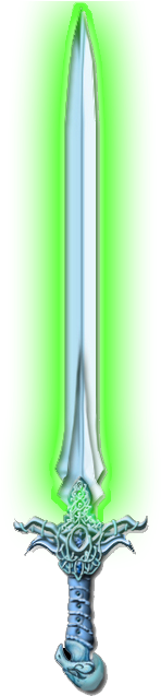 Sword Transparent Magical - Magic Sword Transparent (280x640), Png Download