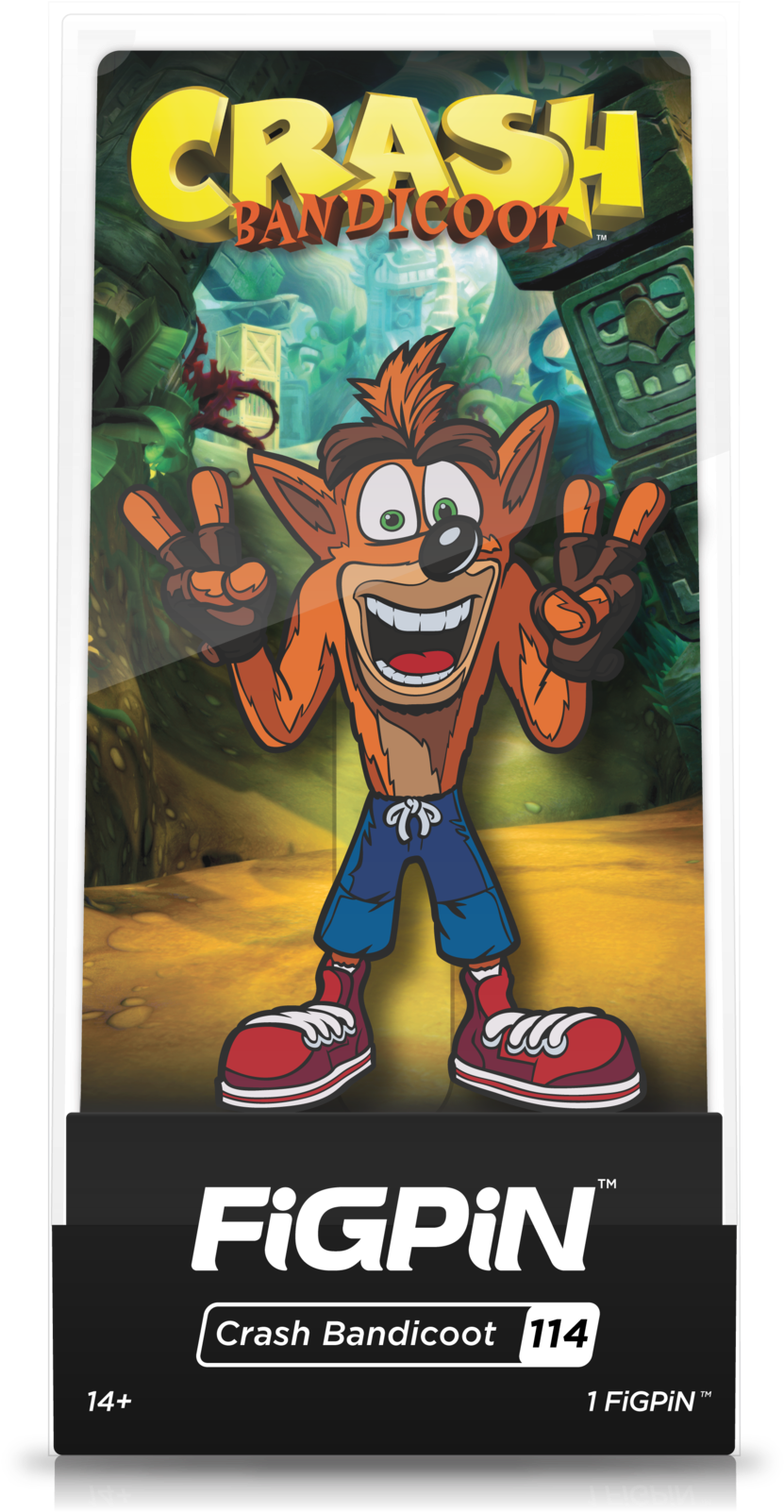 Crash Bandicoot - Assassin's Creed Figpin - Connor (1024x1792), Png Download