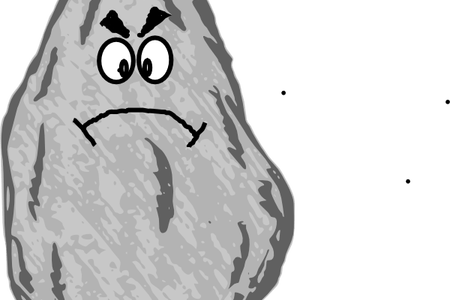 Clipart Transparent Boulder Vector For Free Download - Rock Clip Art Free (450x300), Png Download
