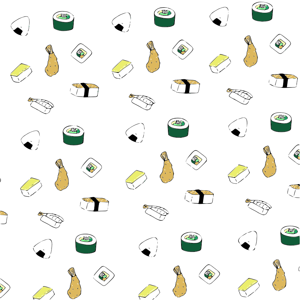 This Free Icons Png Design Of Sushi Background (961x961), Png Download