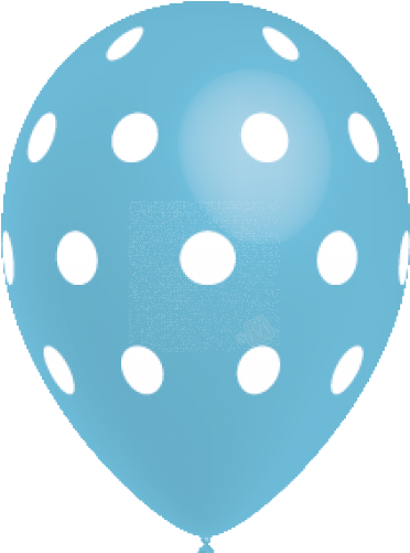 Más Vistas - Globo Celeste Lunares Png (500x500), Png Download