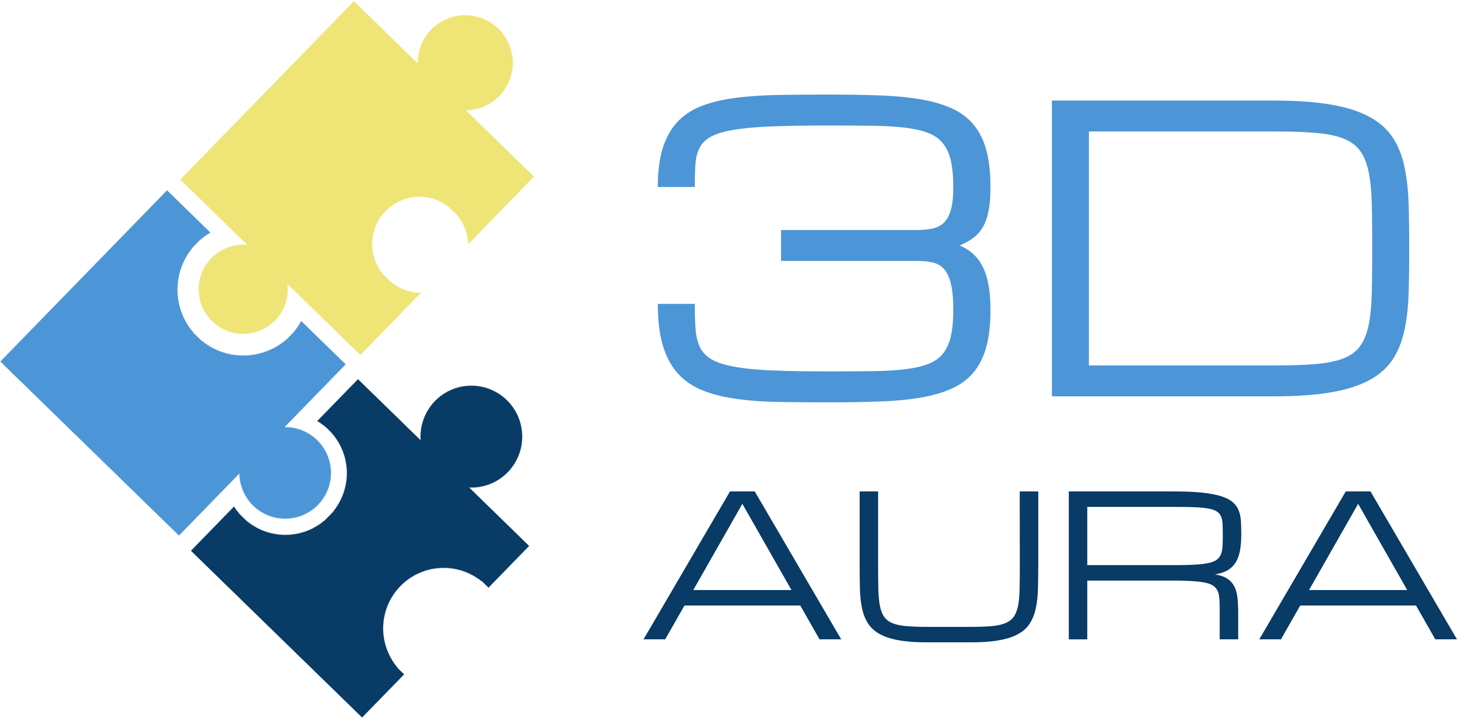 3d Aura 3d Aura - 3d Printing (3000x1556), Png Download