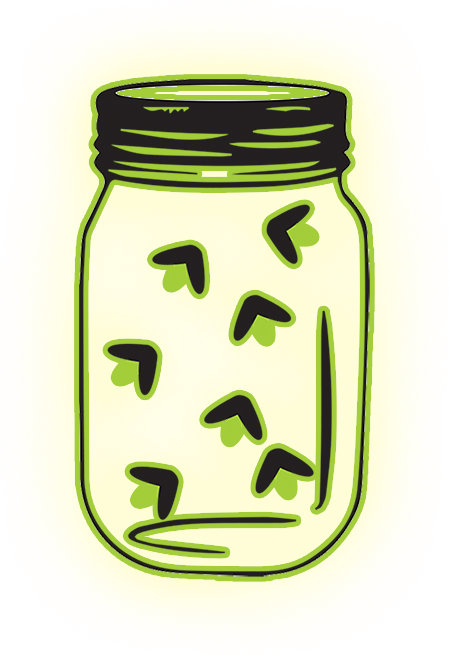 Clients Consulting A Of Fireflies - Firefly Jar Png (449x655), Png Download