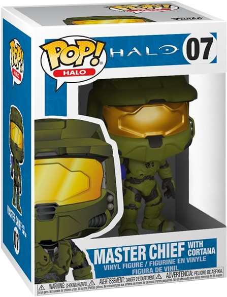 Master Chief With Cortana Pop Vinyl Figure - Funko Master Chief With Cortana (600x600), Png Download