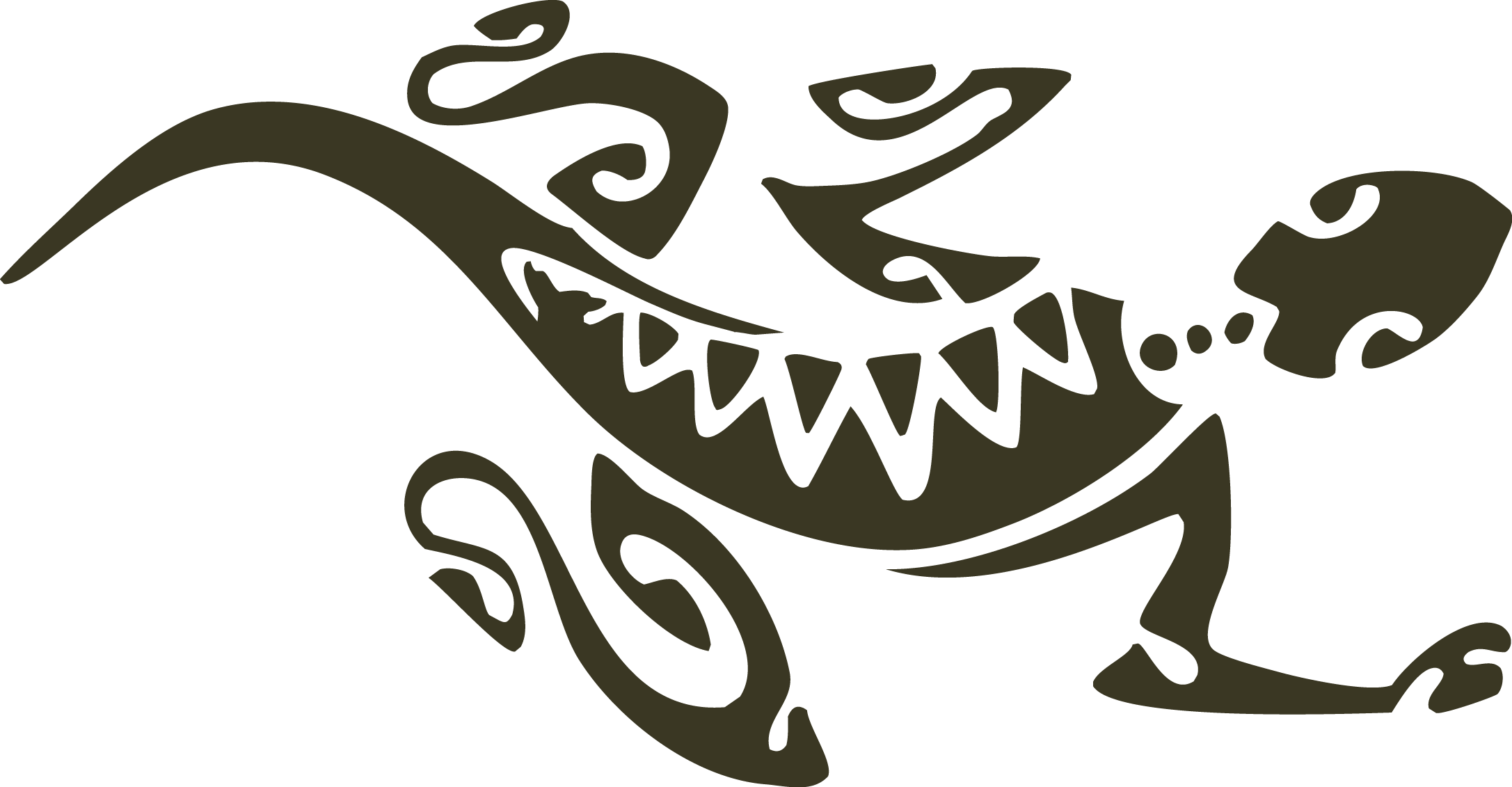 Salamandra Marrón Blog - Salamandra (2173x1131), Png Download