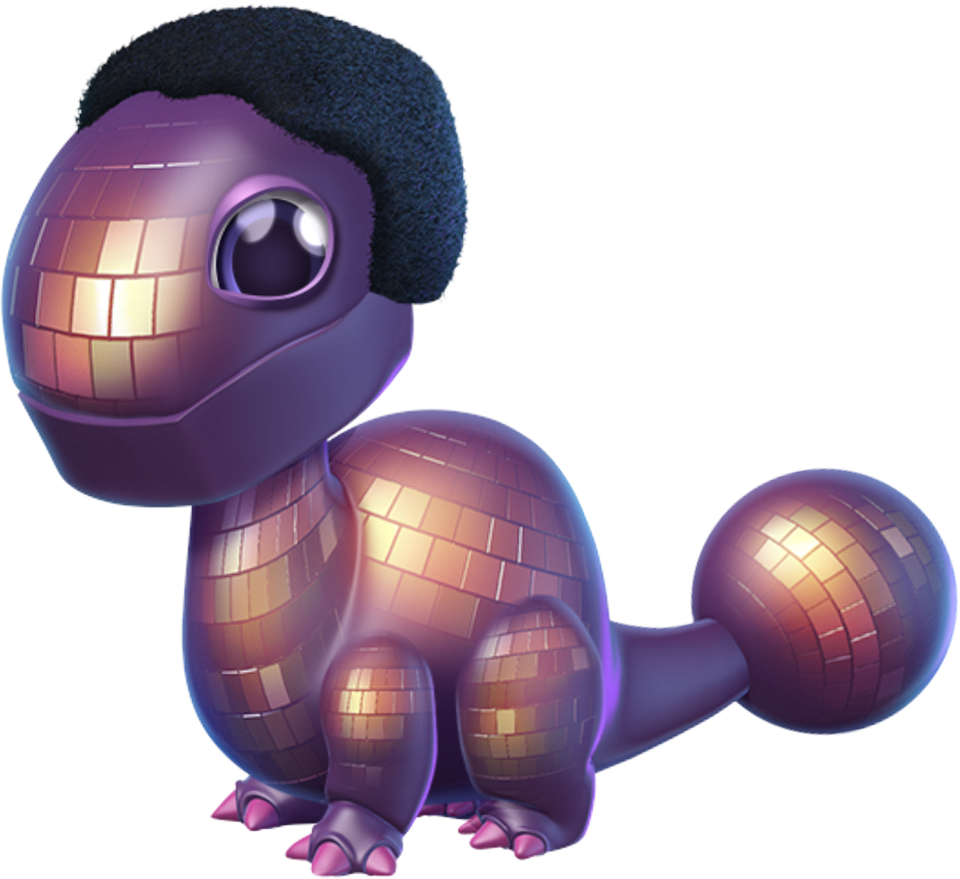 Disco Ball Dragon Baby - Dragon Mania Legends Disco Dragon (1070x980), Png Download