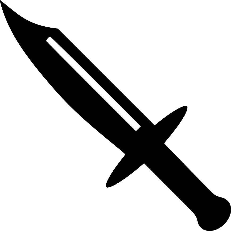 Knife Comments - Icon (980x980), Png Download