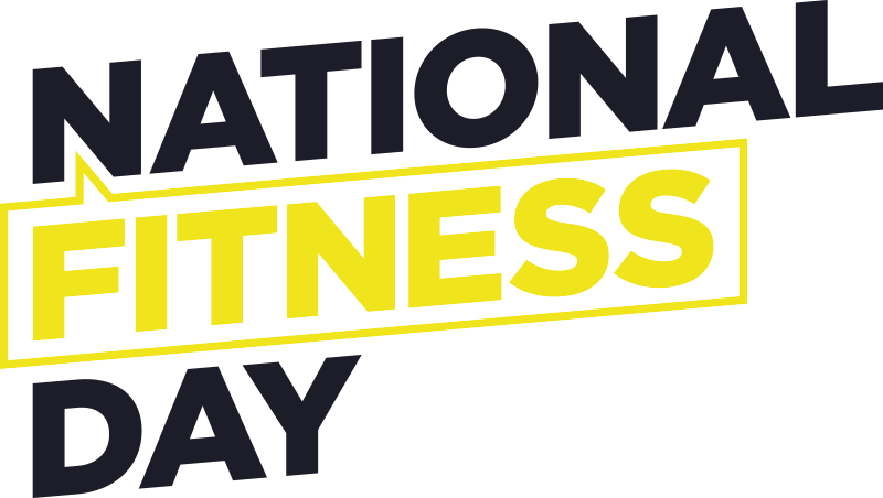 National Fitness Day Logo (800x452), Png Download