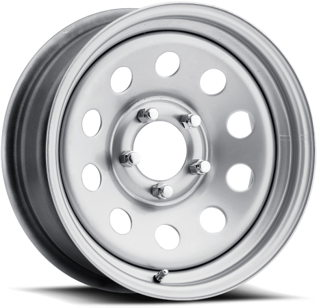 Supreme Trailer Wheel 5lug Silver - Liquid Metal Supreme Hd Wheel (500x500), Png Download