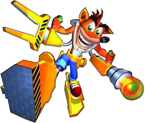 Characters - Crash Bandicoot The Wrath Of Cortex Crash (520x584), Png Download