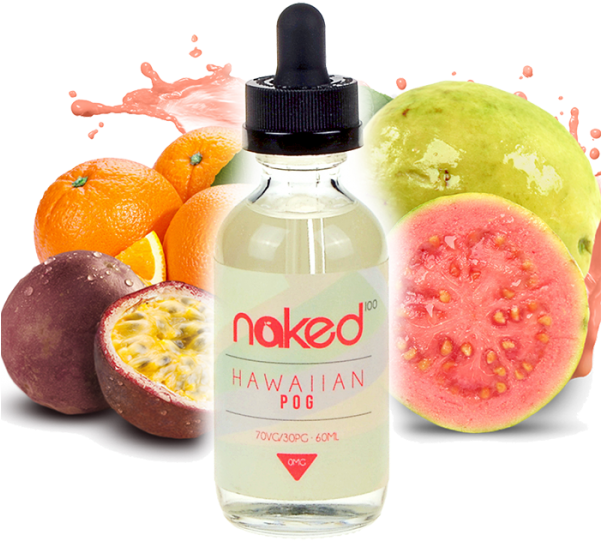 Naked Vape Juice Hawaiian Pog (600x600), Png Download