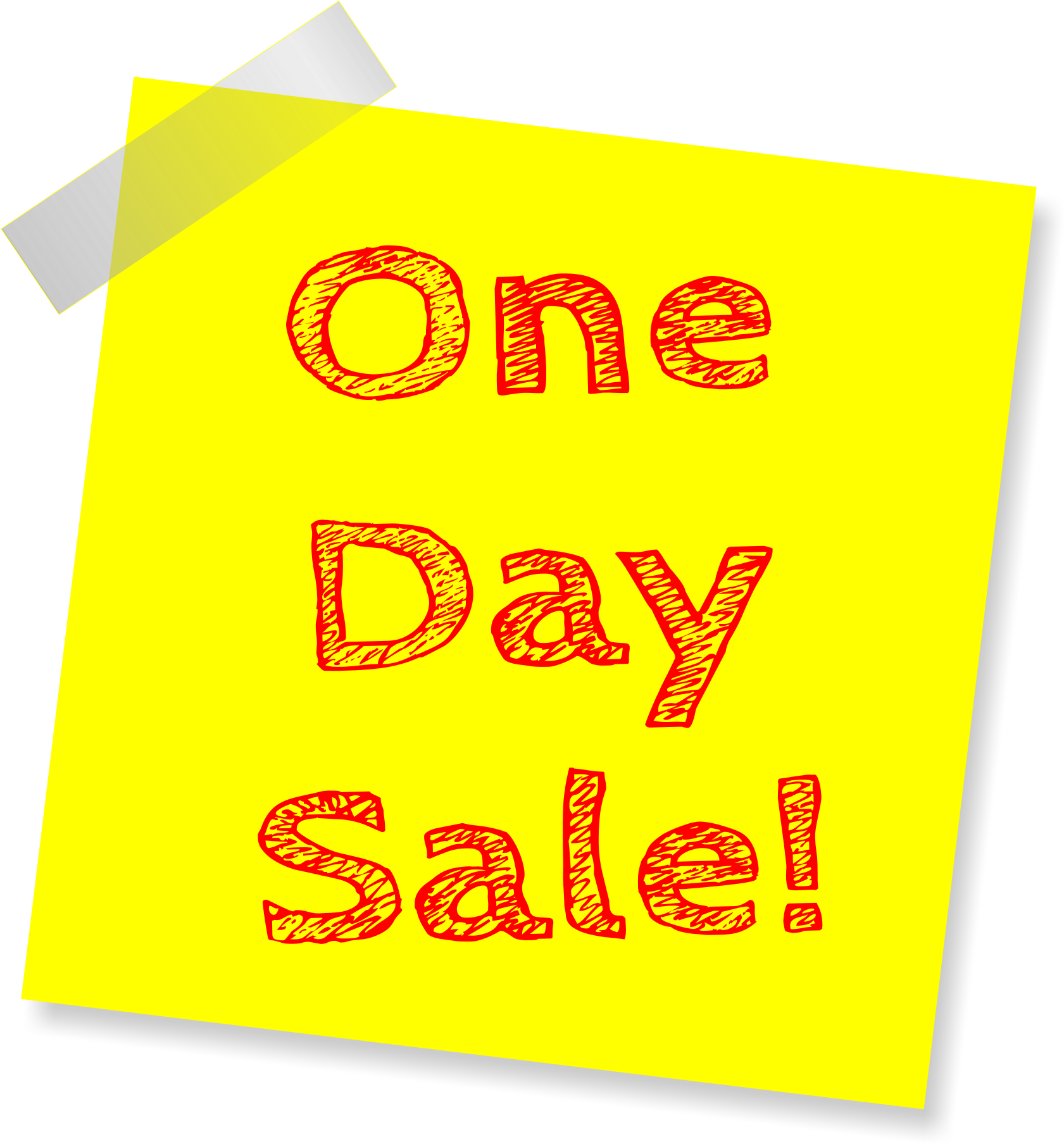 Sale Sticky Note Png Transparent Image - Don T Even Think About It Clip Art (1855x1926), Png Download