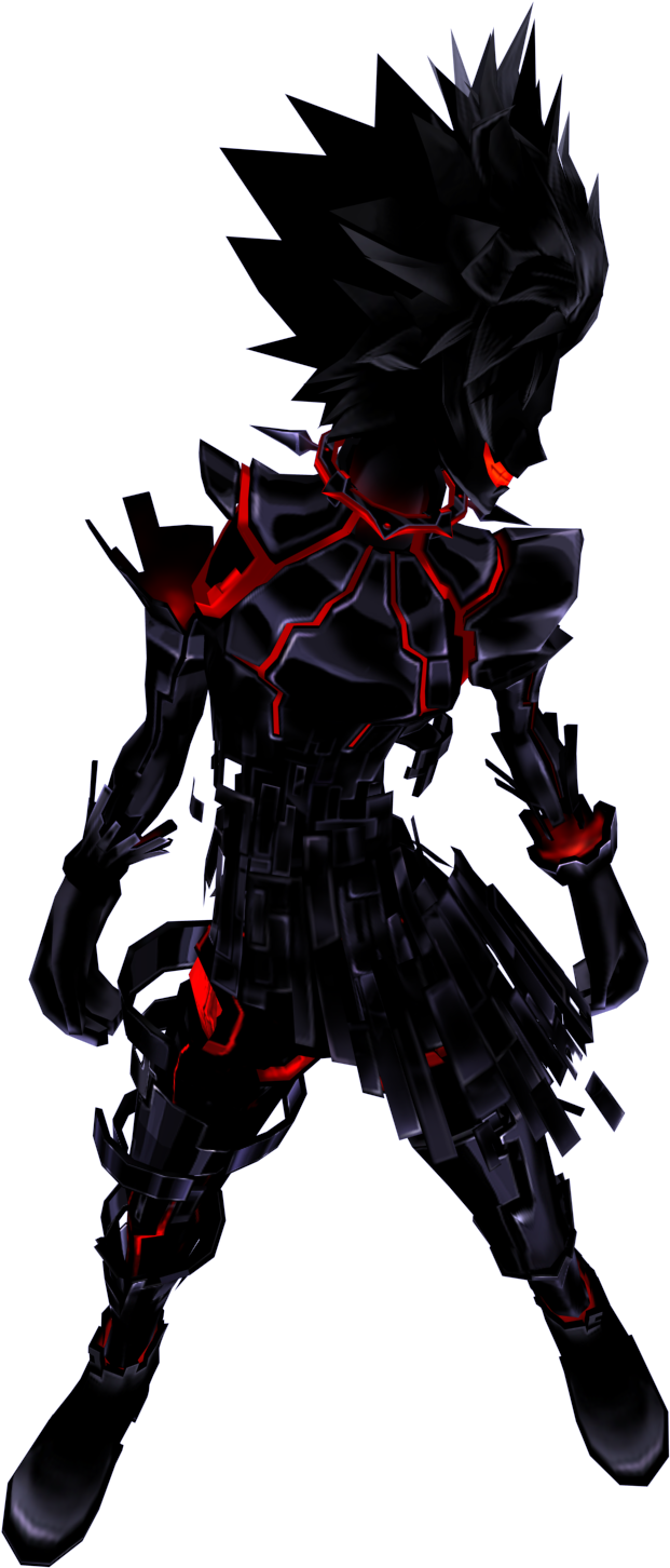 Glitch Destruction Female - Action Figure (1000x1500), Png Download