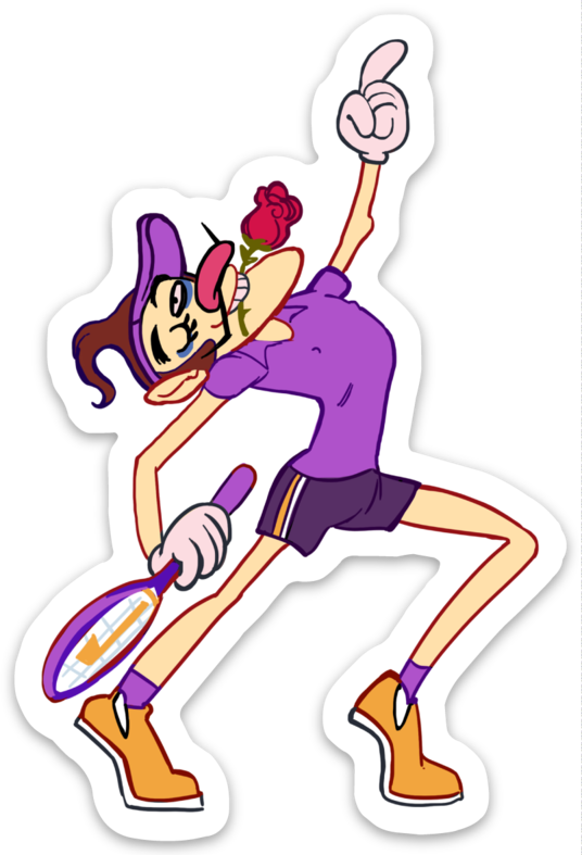 Waluigi (536x787), Png Download