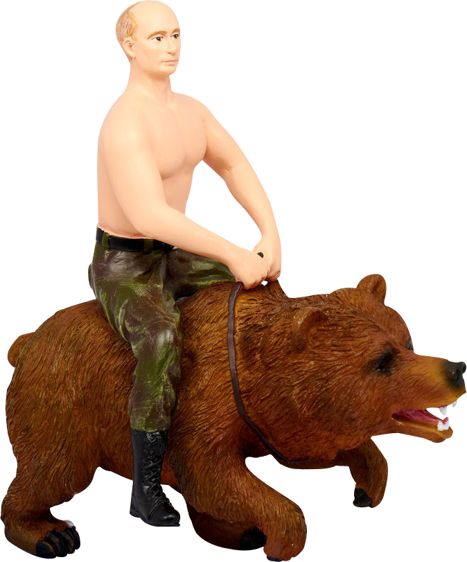 Oso Putin 1 - Putin Ride Bear (674x811), Png Download