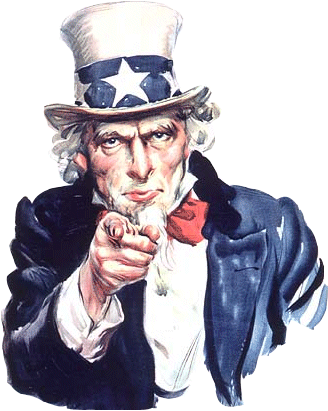 Nipun Gupta - Uncle Sam American Dream (364x414), Png Download