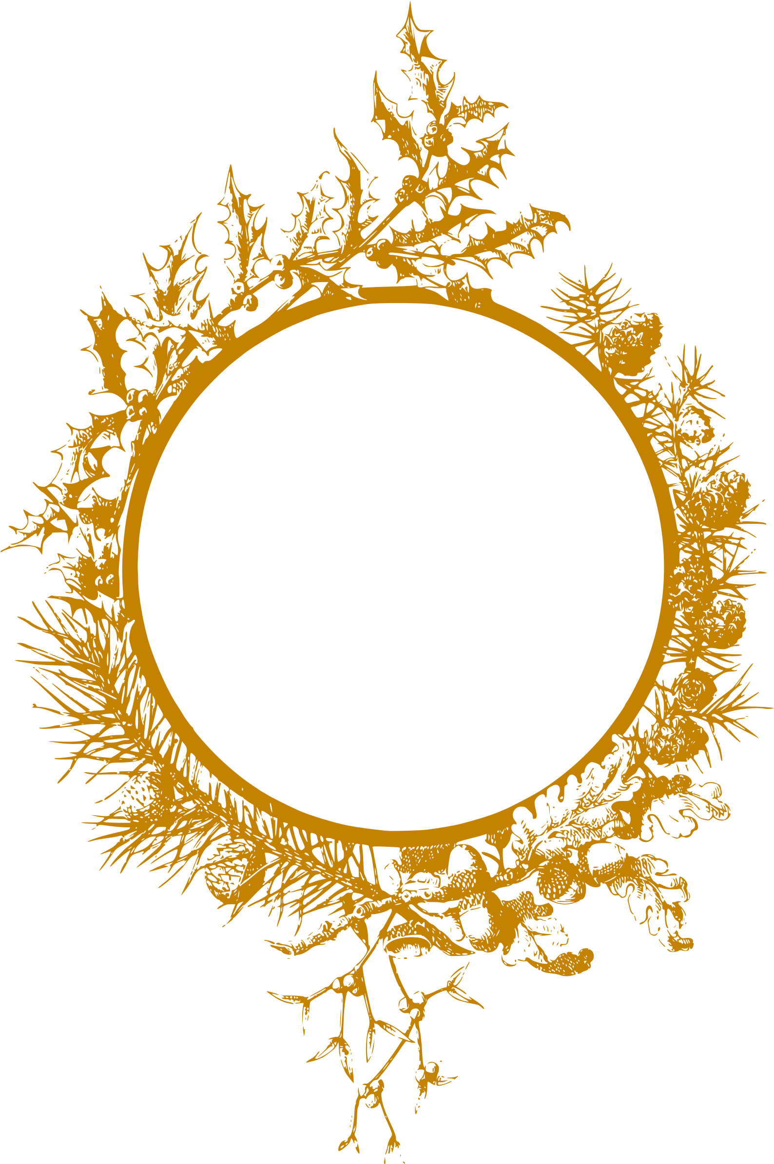 Pixabay - Elegante Monogramm-weihnachtskarte Karte (530x800), Png Download