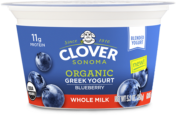Blueberry - Clover Ice Cream, Chocolate - 1.5 Qts (1.42 L) (645x415), Png Download