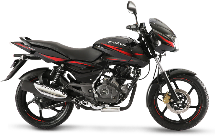 150 Color - New Bajaj Pulsar 150 Black (739x476), Png Download