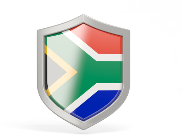 South Africa Flag Shield (640x480), Png Download