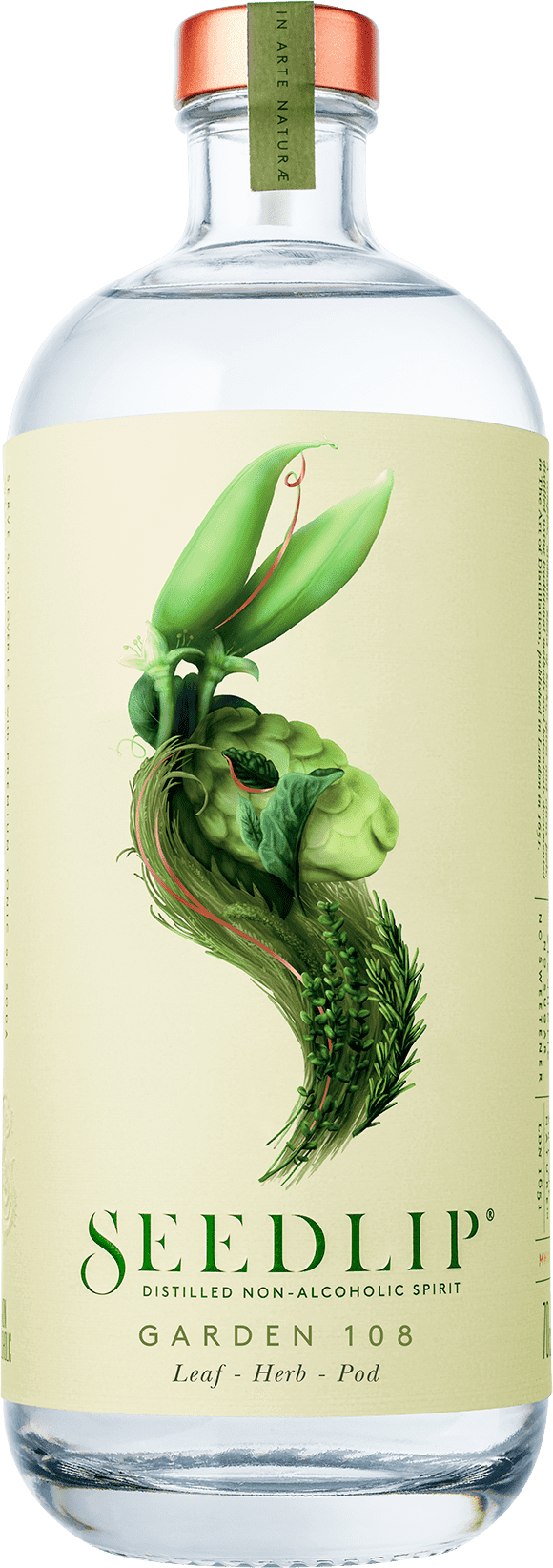 Bottle-garden - Seedlip Spice 94 Distilled Non-alcoholic Spirit 70cl (580x1644), Png Download