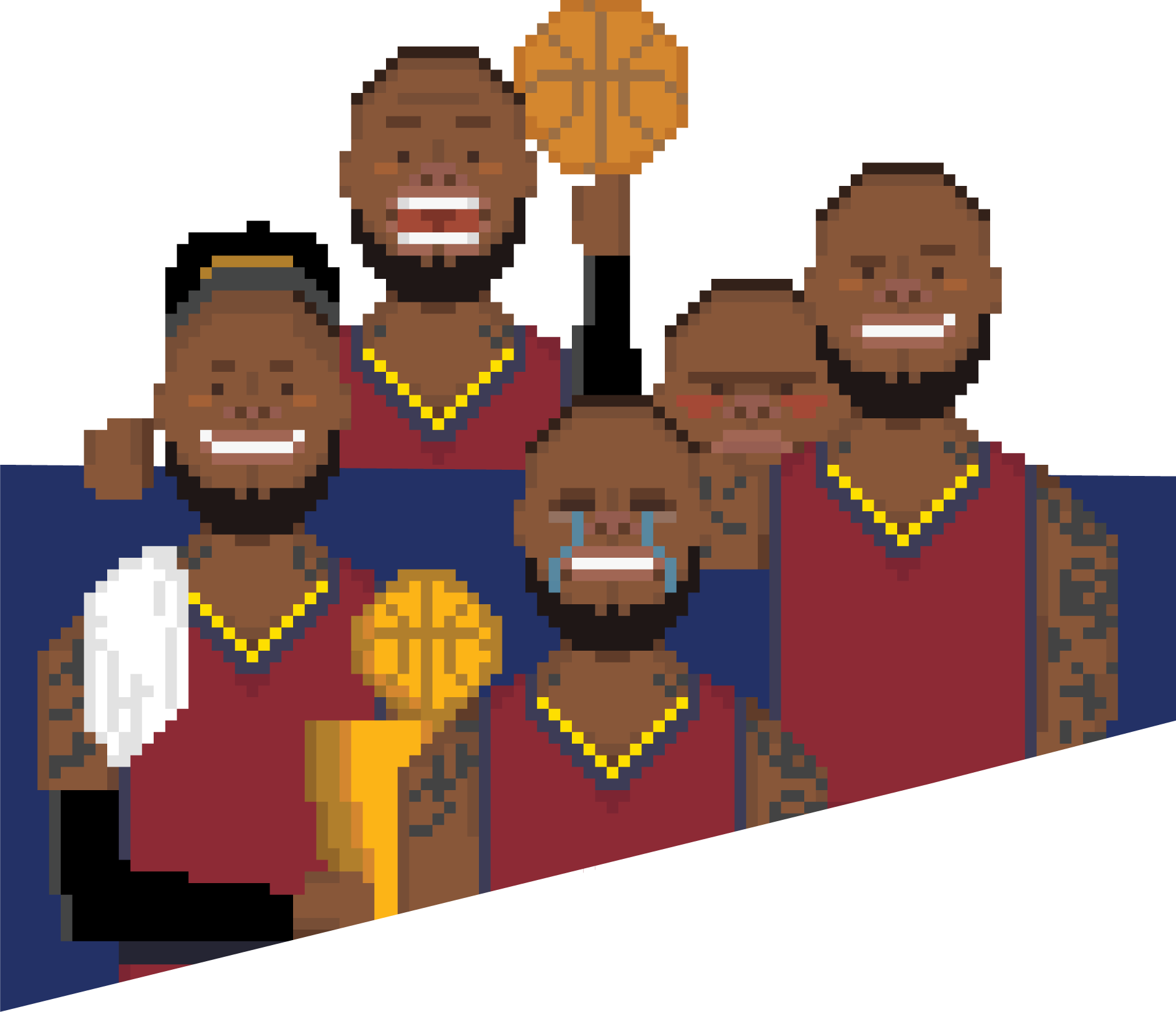 Lebron James Cover Image - Nba (1898x1633), Png Download