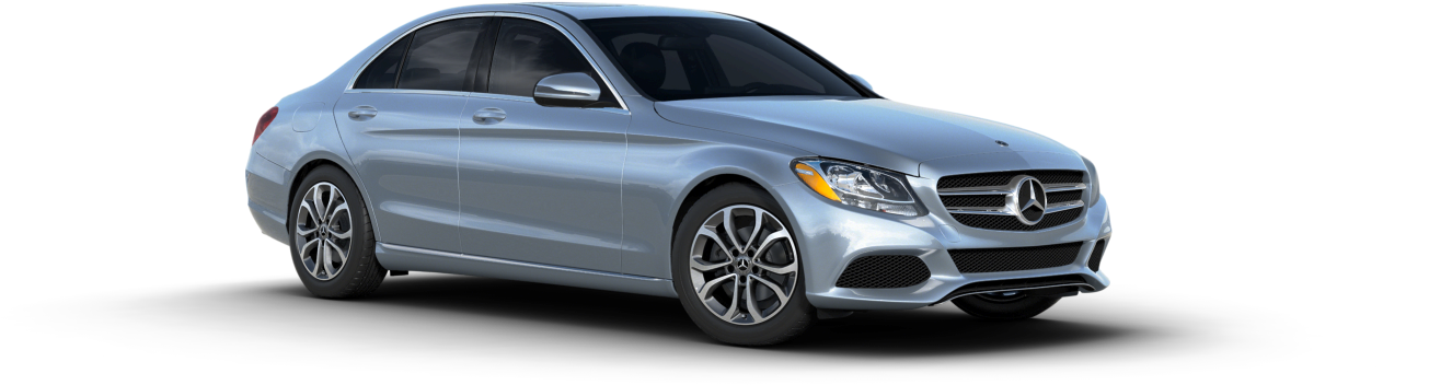 Diamond Silver Metallic 2018 Mercedes Benz C Class - Mercedes Benz 2017 Diamond Silver (1440x600), Png Download