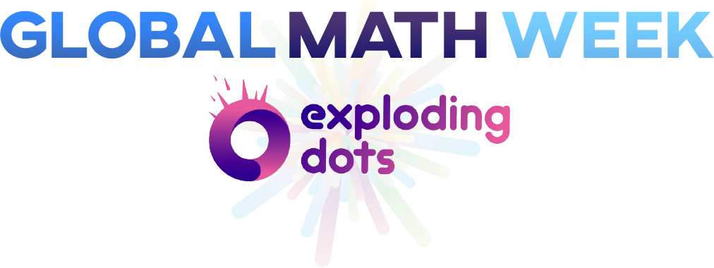 Global Math Week Exploding Dots - Global Math Week Logo (1012x380), Png Download