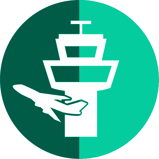 Green-airport - Men Created Equal Few Become Air Traffic Controllers (534x534), Png Download