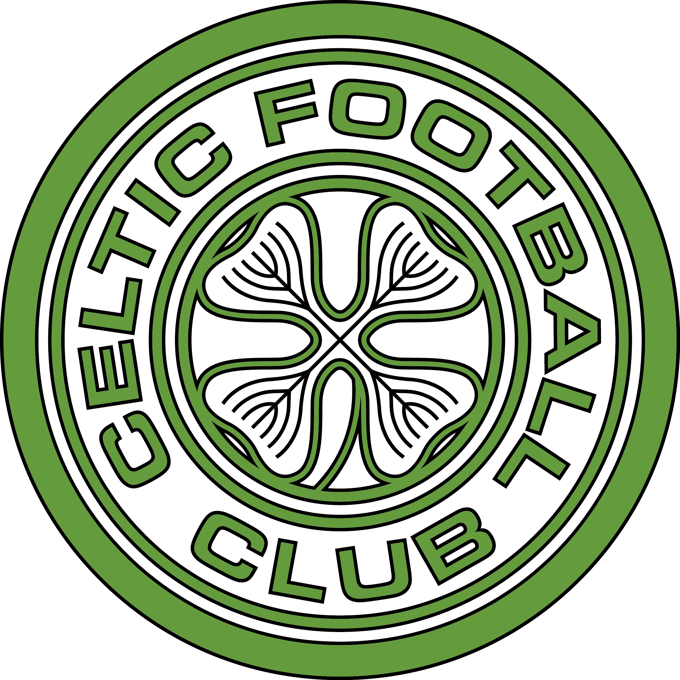 Fc Celtic Glasgow Football Logos Pinterest Graphic - Nikumaroro Island (2367x2367), Png Download