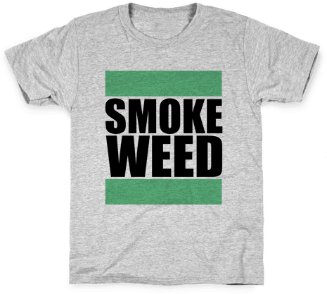Smoke Weed Kids T-shirt - T-shirt (484x484), Png Download
