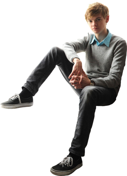 Share This Image - Thomas Brodie Sangster Png (433x600), Png Download