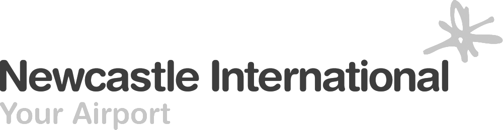 Newcastle Airport - Newcastle International Airport Logo (1000x260), Png Download