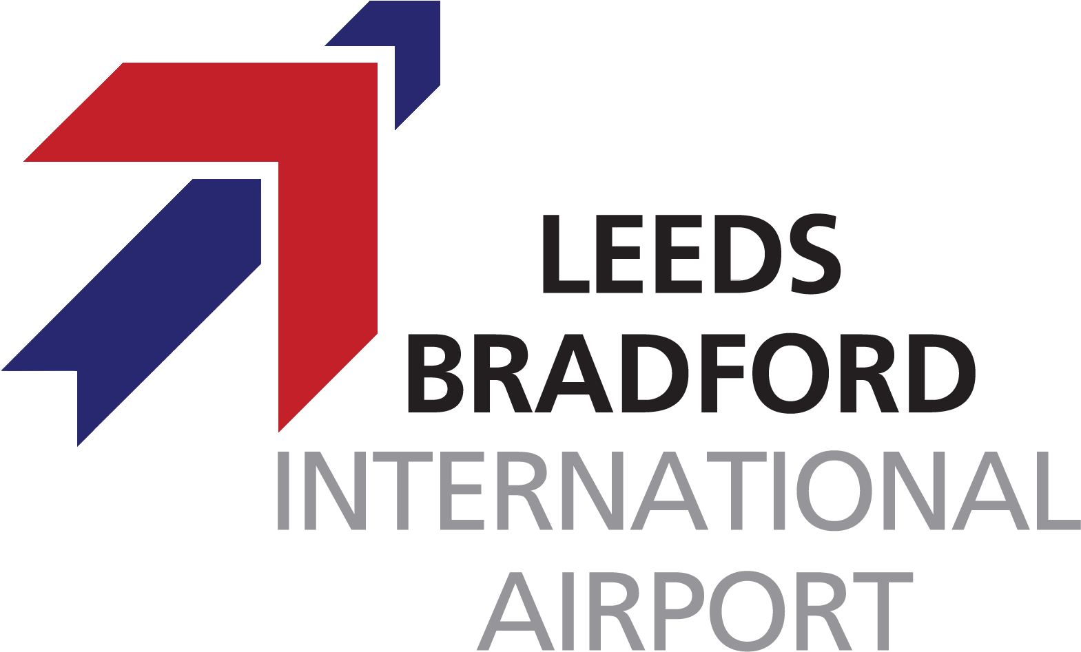 Airport - Leeds Bradford Airport Sign (2339x1653), Png Download