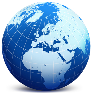 Around The World - Global Ecommerce (347x346), Png Download