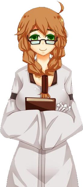 Librarian Villager - Minecraft Anime Iron Golem (289x633), Png Download